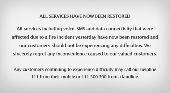 all services restored